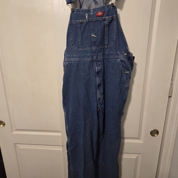 Dickies NWT Men's Blue Denim Overalls - Picture 4 of 5